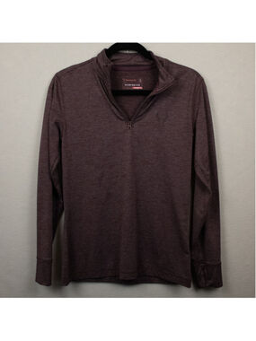 Badlands Every Wear purple 1/4 zip sweater-S